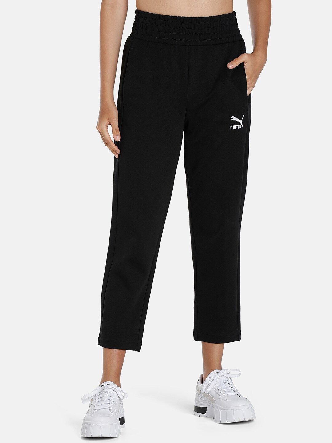 

Puma Women T7 Hight Waist Regular Fit Sustainable Track Pants, Black