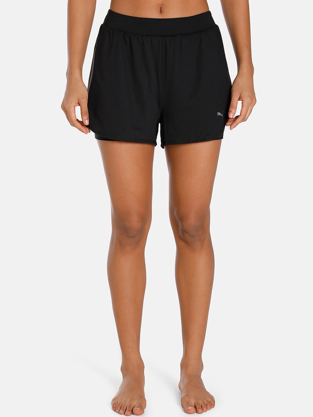 

Puma Women STUDIO FLOW High-Rise Sustainable Shorts, Black