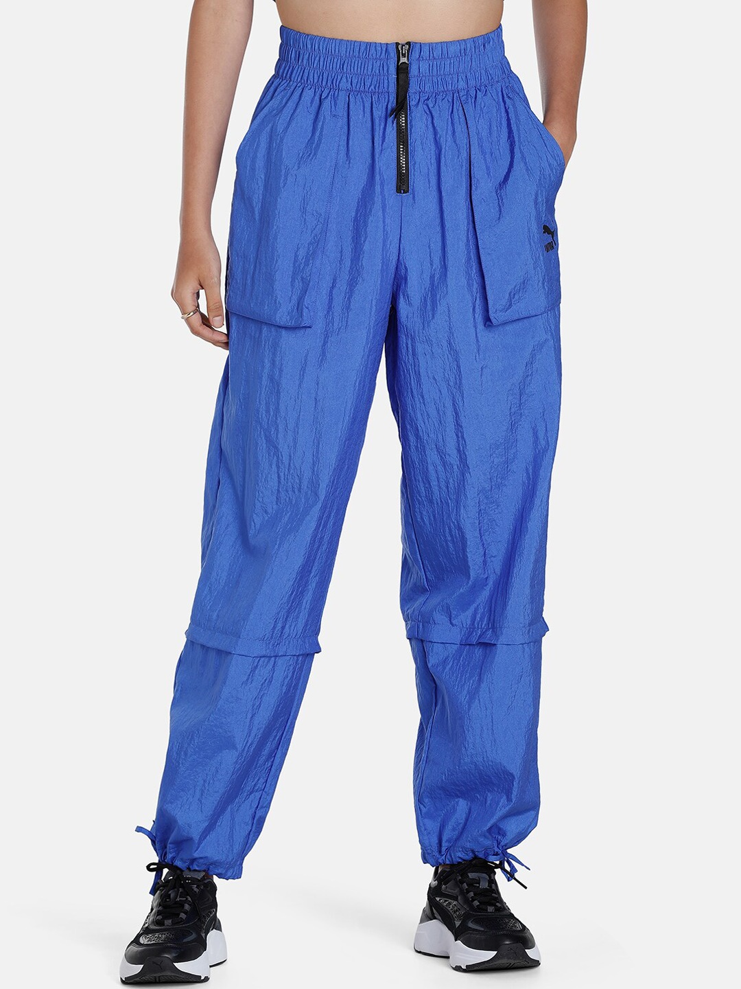 

Puma Women DARE TO Woven Relaxed-Fit Joggers, Blue