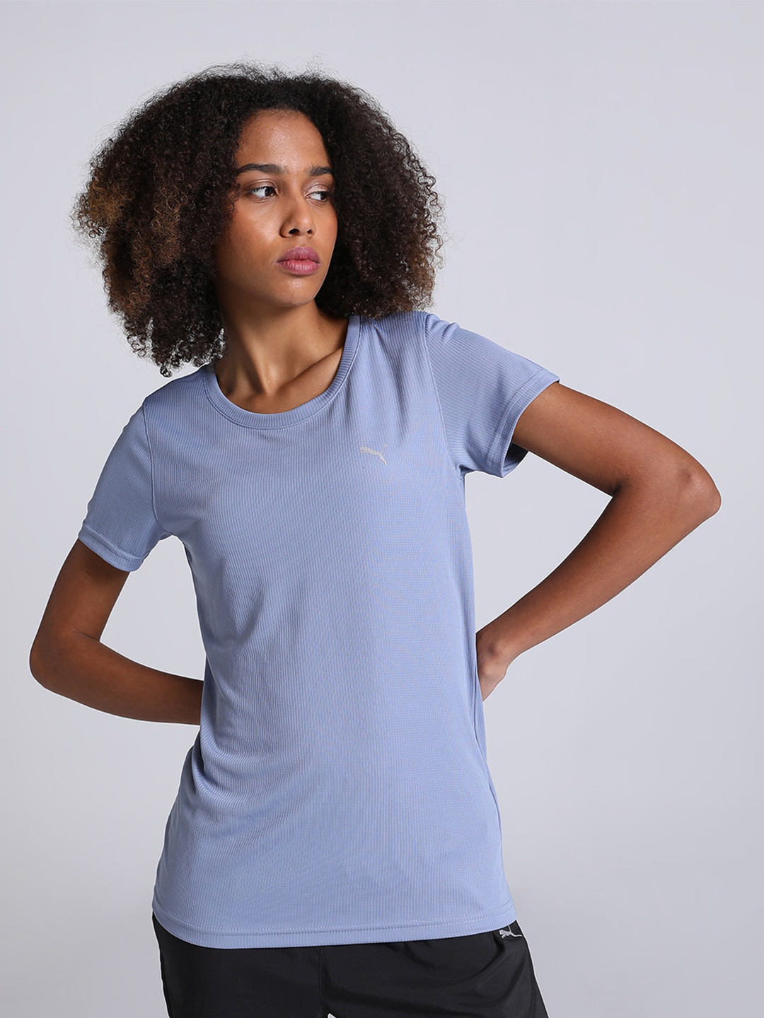 

Puma PERFORMANCE Printed Detail T-Shirt, Blue