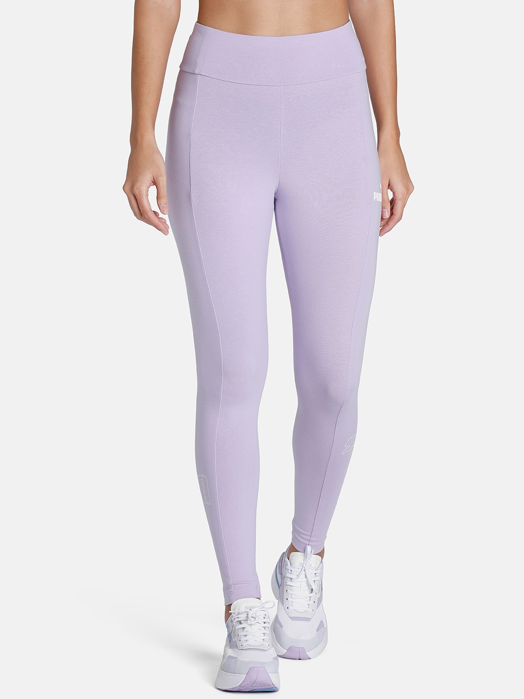 Puma Women POWER High-Waist Tights, Violet