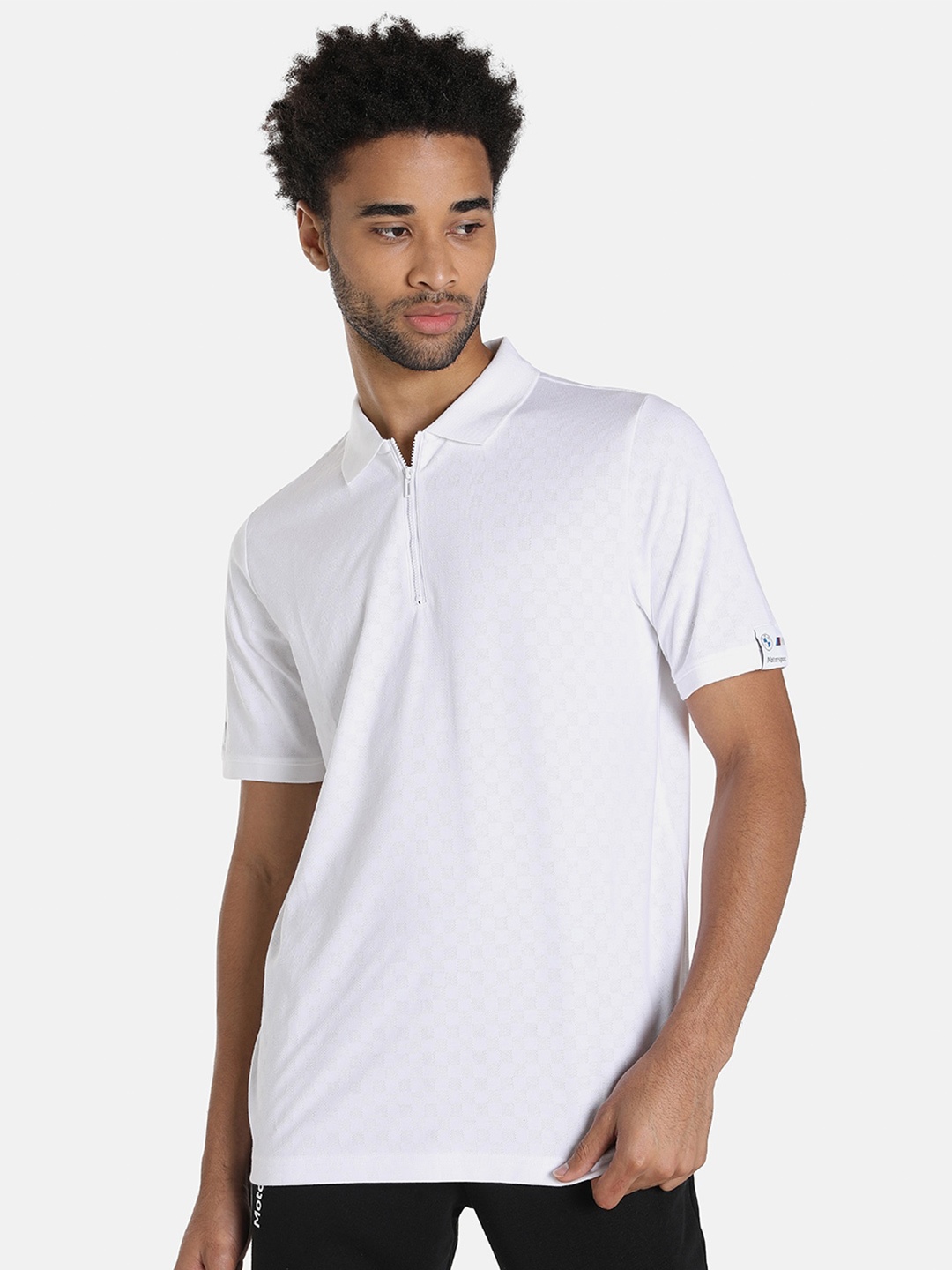 

PUMA Motorsport Polo Collar Short Sleeves Cotton T-shirt, White
