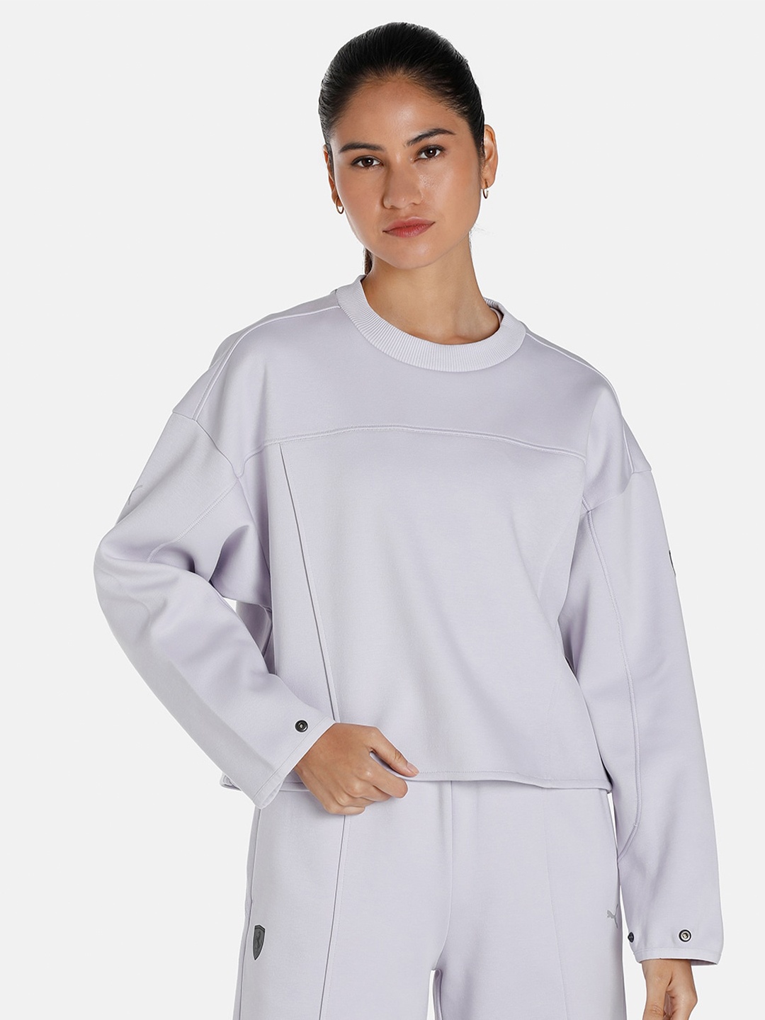 

PUMA Motorsport Women Ferrari Style Cotton Sustainable Sweatshirt, Lavender