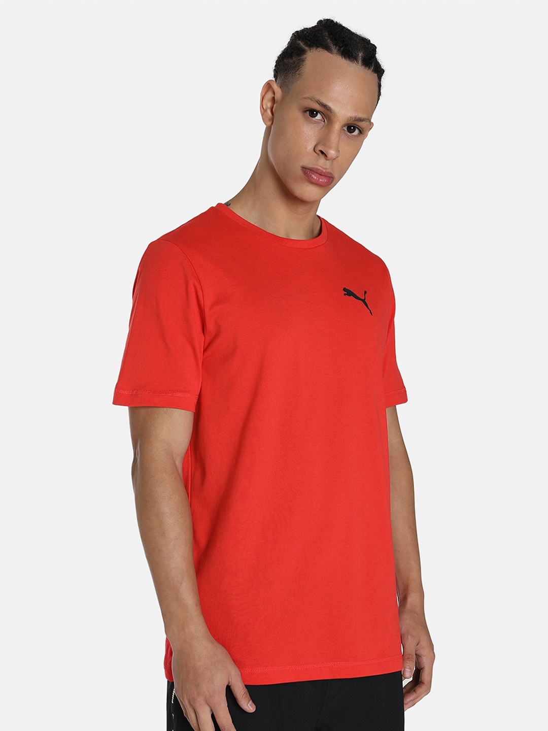 

Puma Active Soft Tee Cotton Regular fit T-shirt, Red