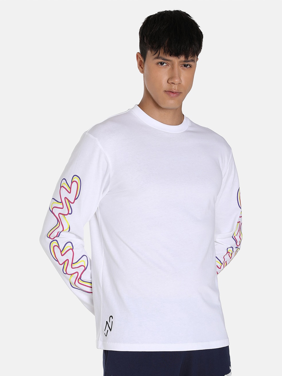 

Puma Neymar Jr. Creativity Longslee Cotton Football T-Shirt Jersey, White