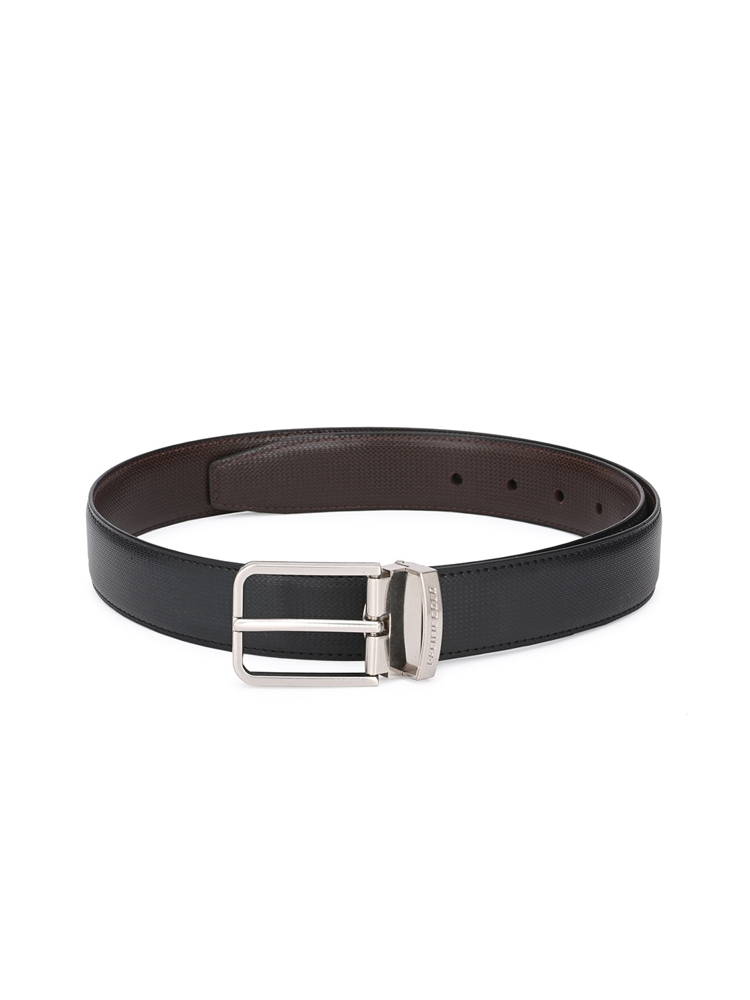 

Pacific Gold Men Leather Formal Belt, Black