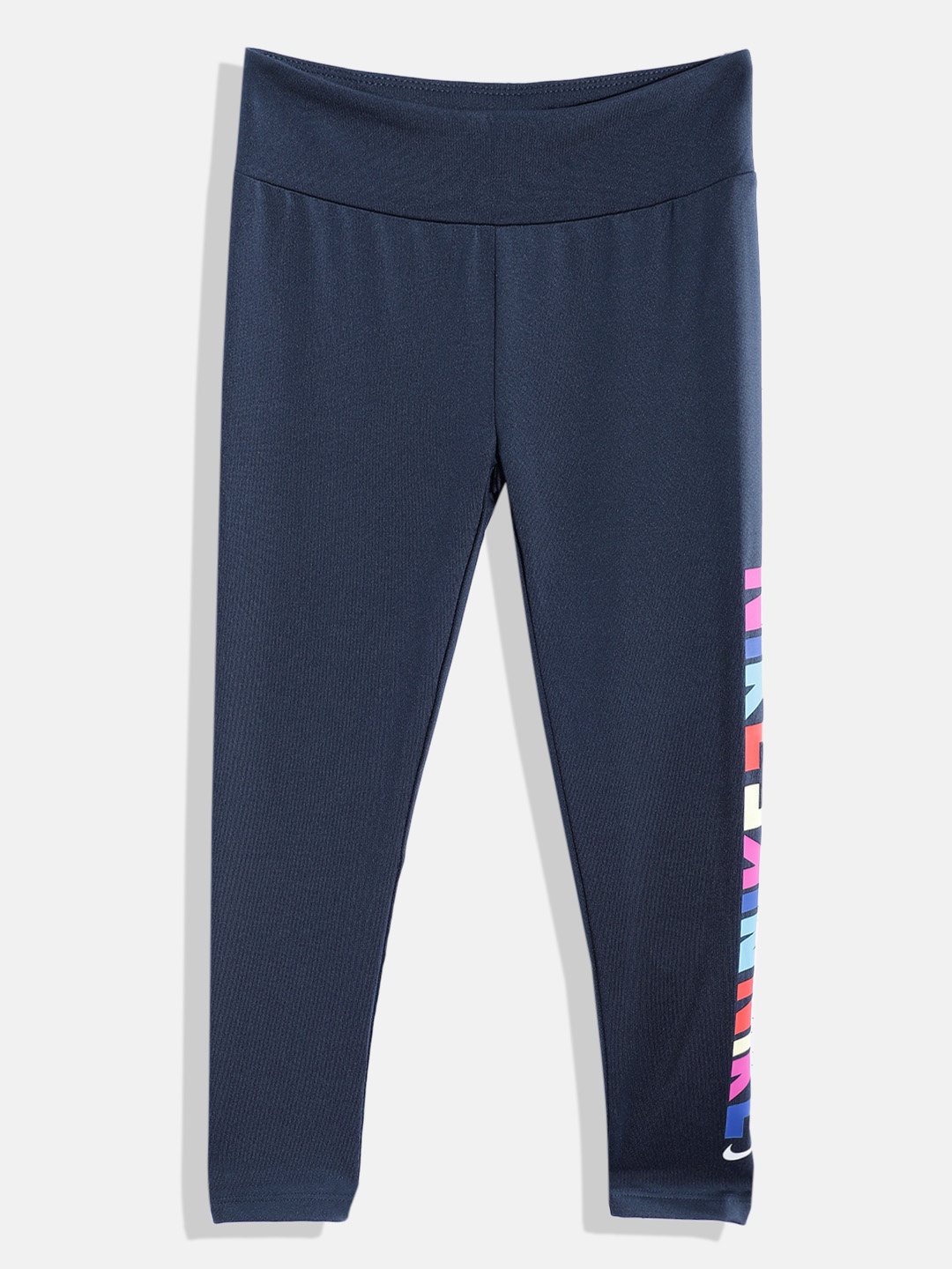 

Nike Girls Navy Blue Solid Joggers