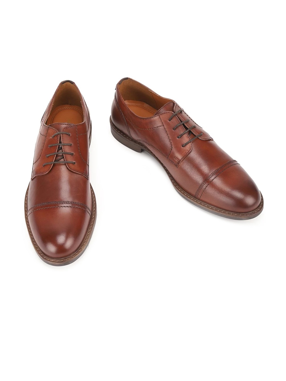 

Marks & Spencer Men Round Toe Formal Derbys, Brown