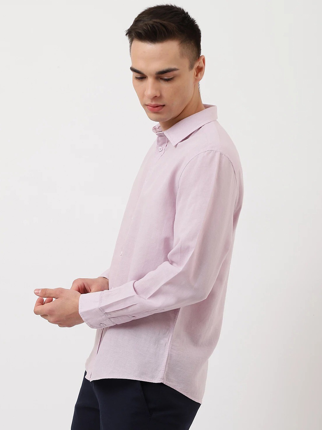 

Marks & Spencer Spread Collar Casual Shirt, Lavender