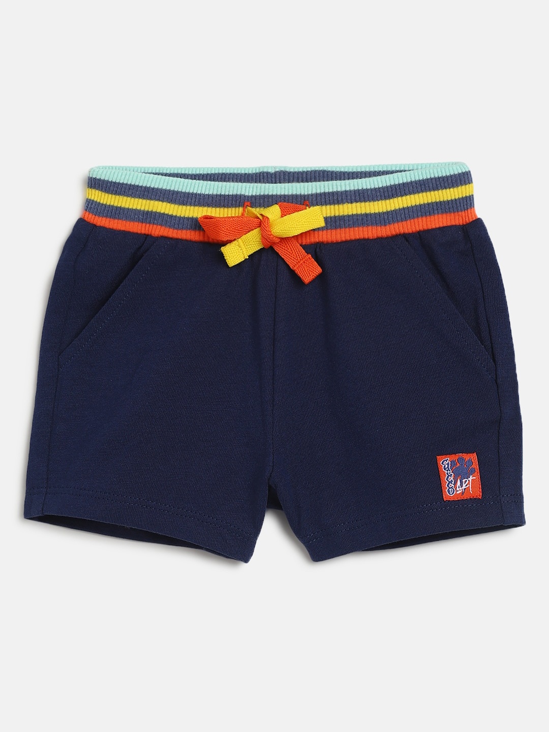 

Chicco Boys Regular-Fit Cotton Shorts, Navy blue