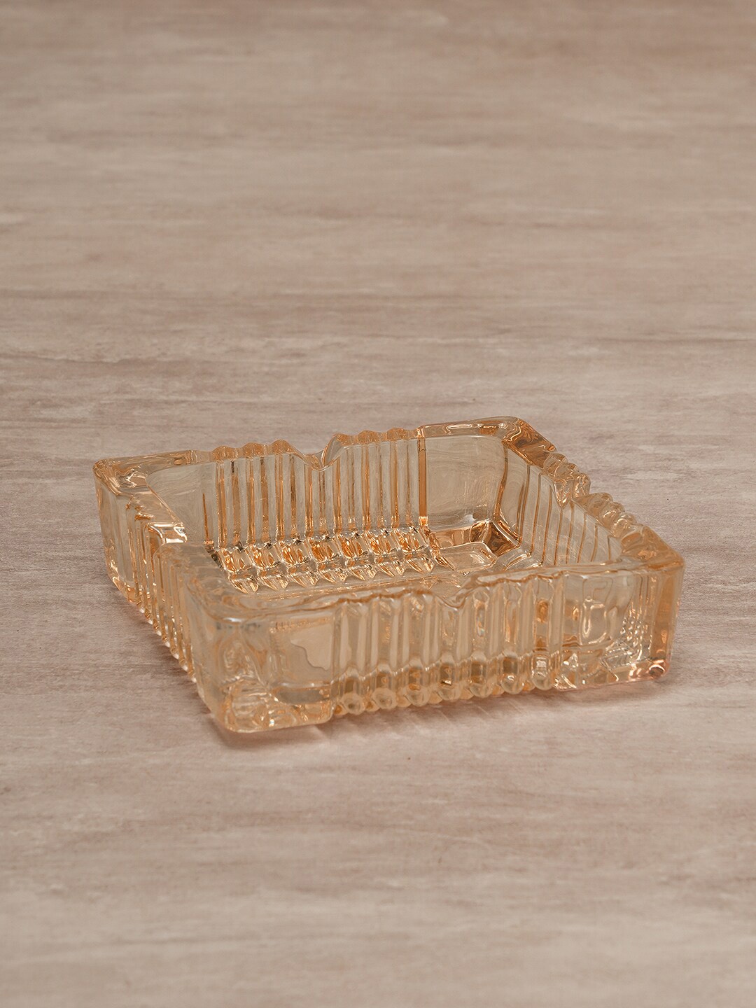 

Pure Home and Living Gold-Toned Glass Ashtray