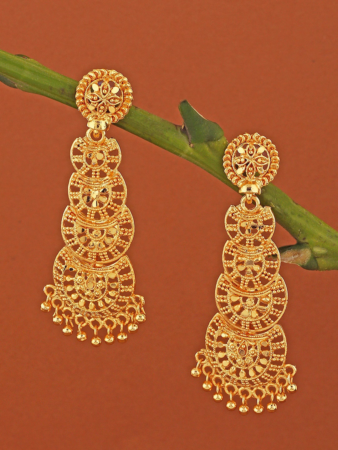 

Alamod Gold-Plated Classic Drop Earrings