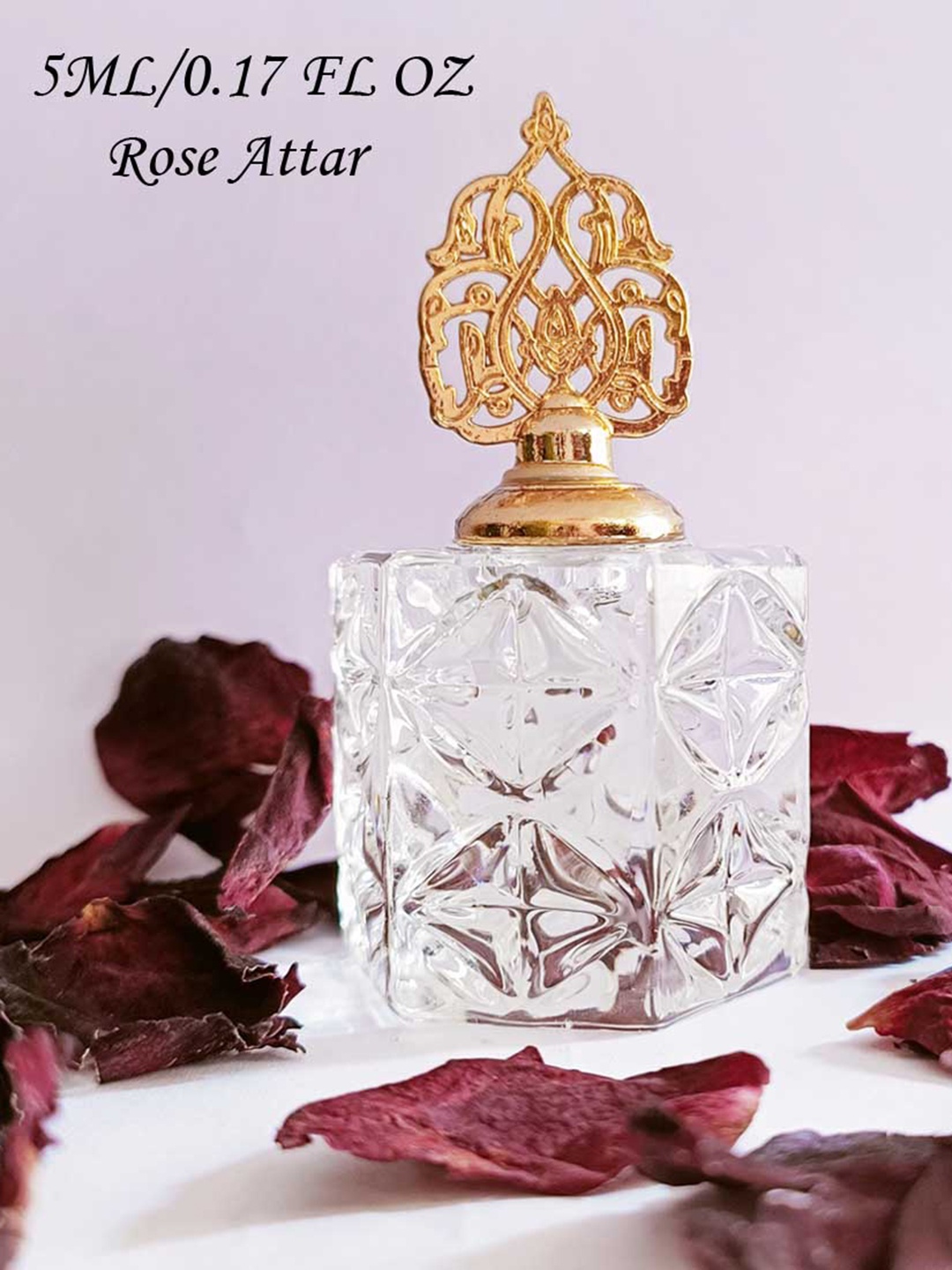 

Menjewell Premium Rose Fragrance Perfume Floral Attar - 5 ml, Transparent