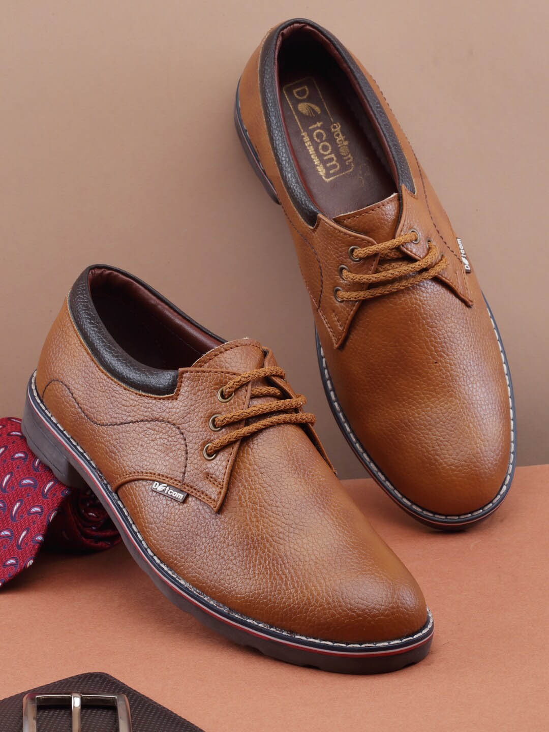 

Action Men Lace -Up Formal Derbys, Tan