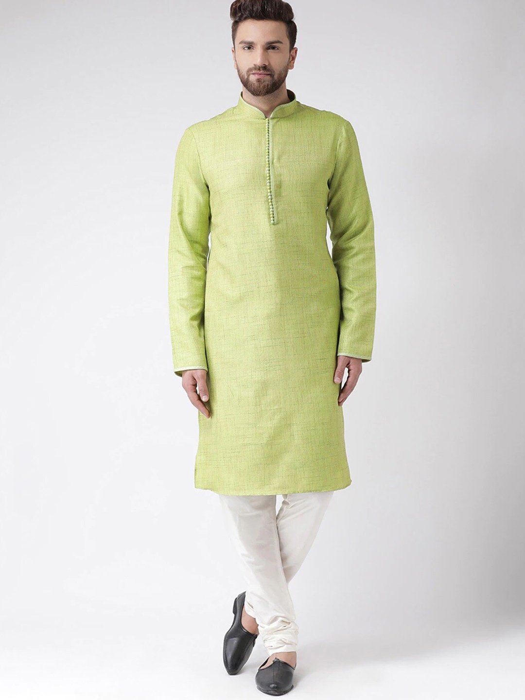 

Chitwan Mohan Kurta with Pyjama Set, Green