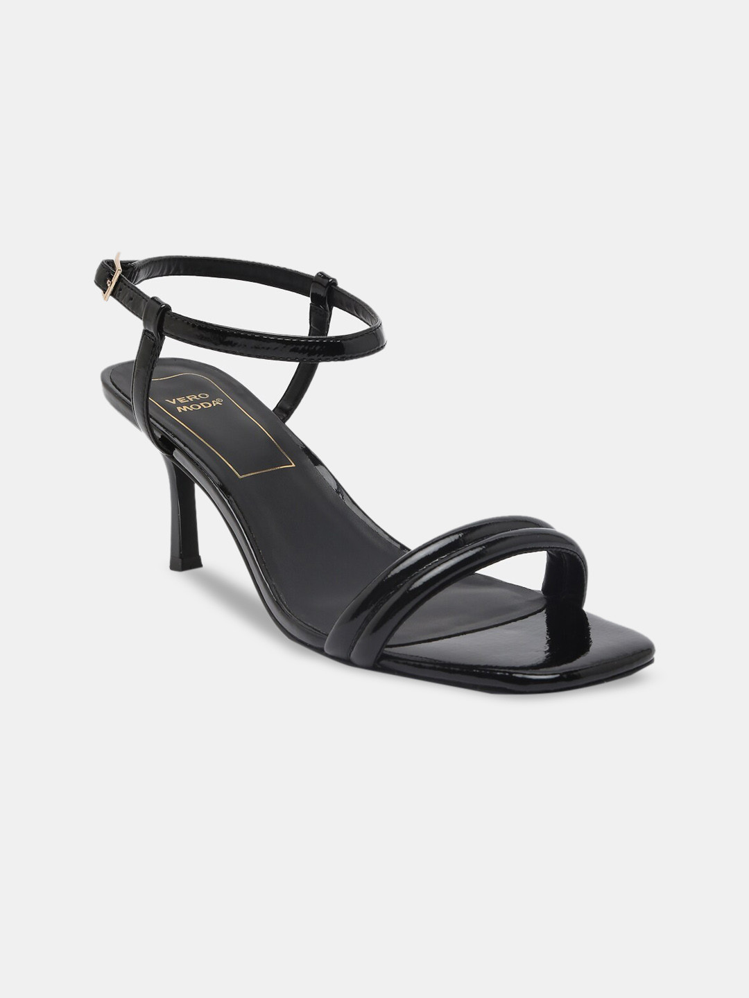 

Vero Moda Black Embellished PU Wedge Pumps