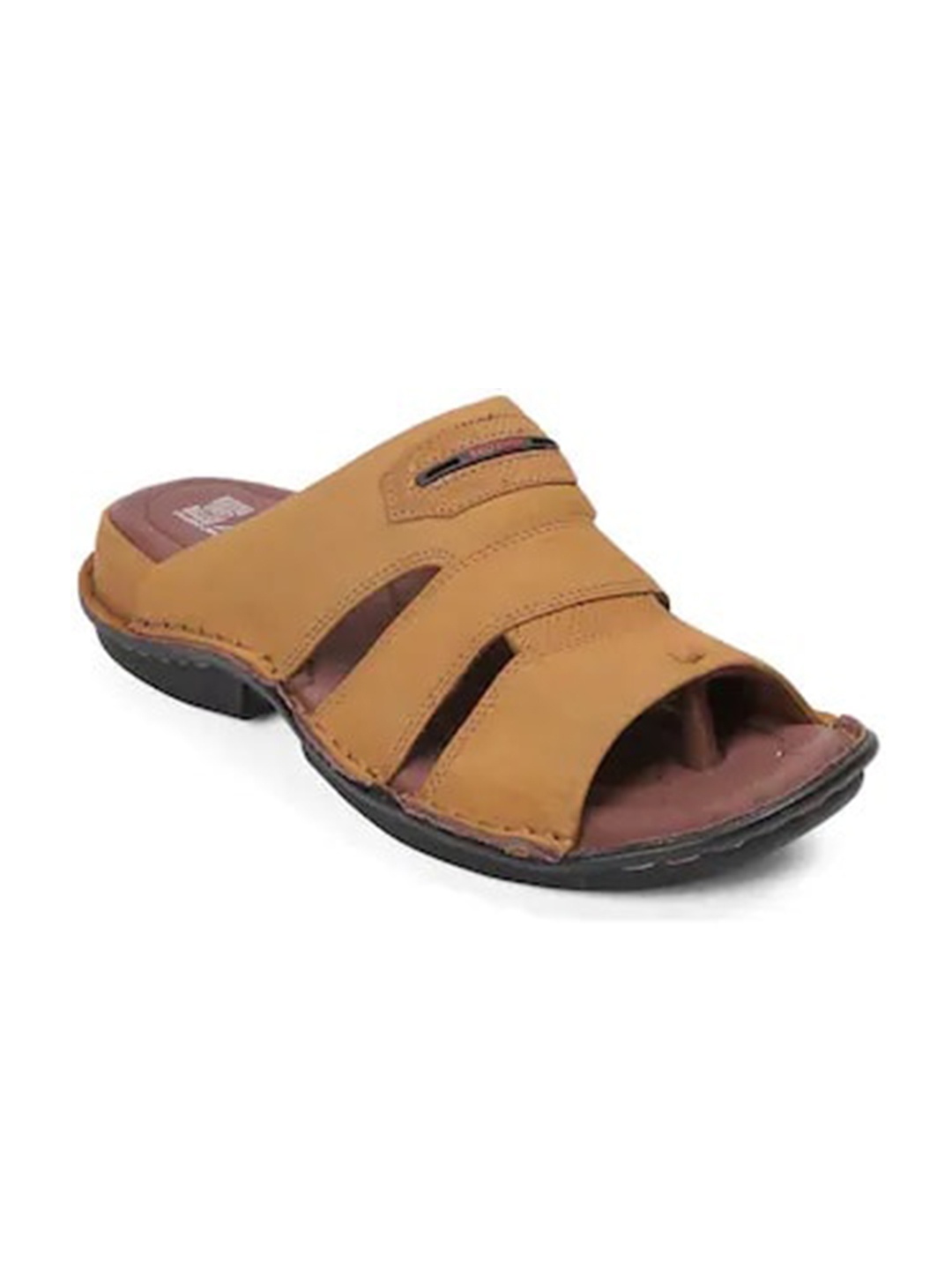 

Red Chief Men Leather Slip On Comfort Sandals, Rust