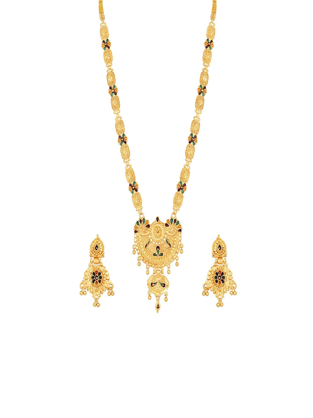 

Mahi Gold-Plated Necklace & Earrings