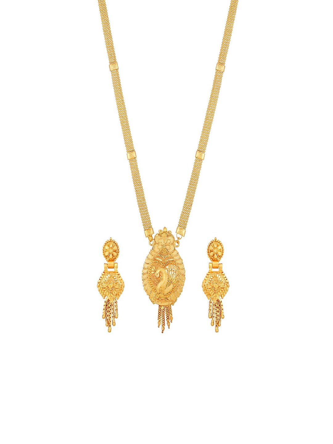 

Mahi Gold-Plated Necklace & Earrings