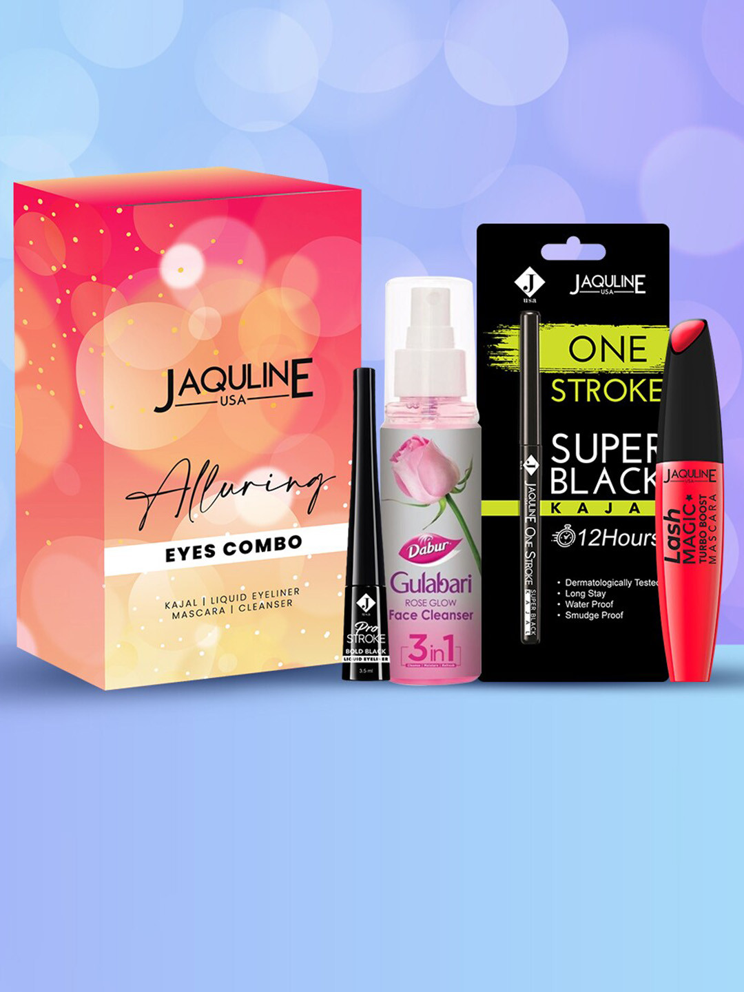

Jaquline USA Alluring Eyes Makeup Combo, Multi