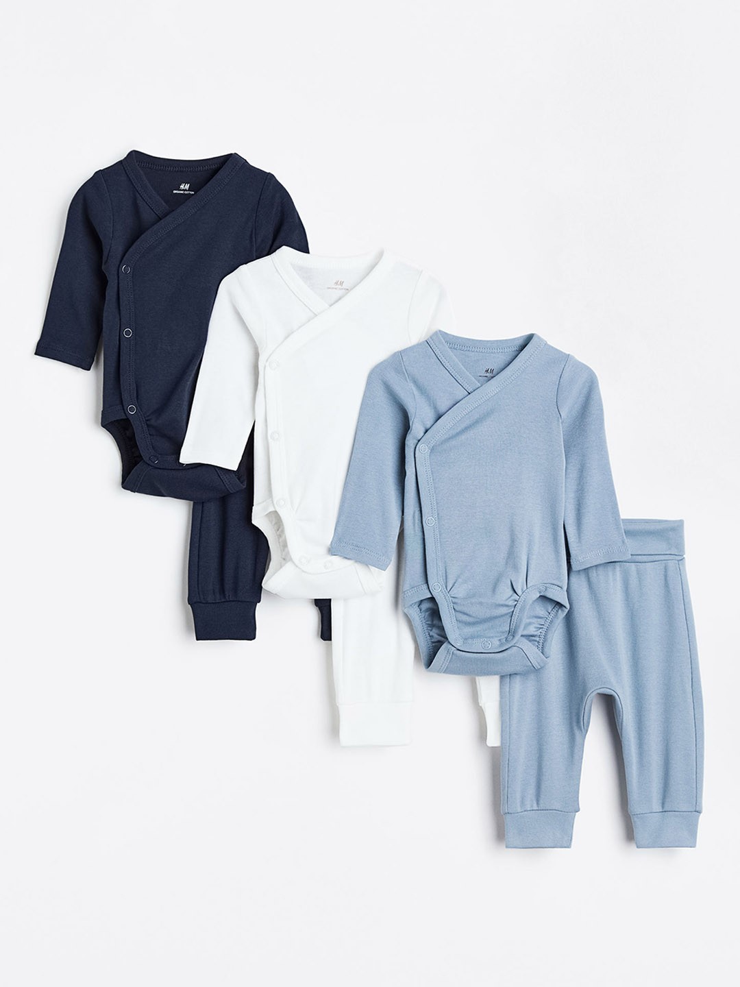

H&M Infant Boys 6-Piece Pure Cotton Set, Blue