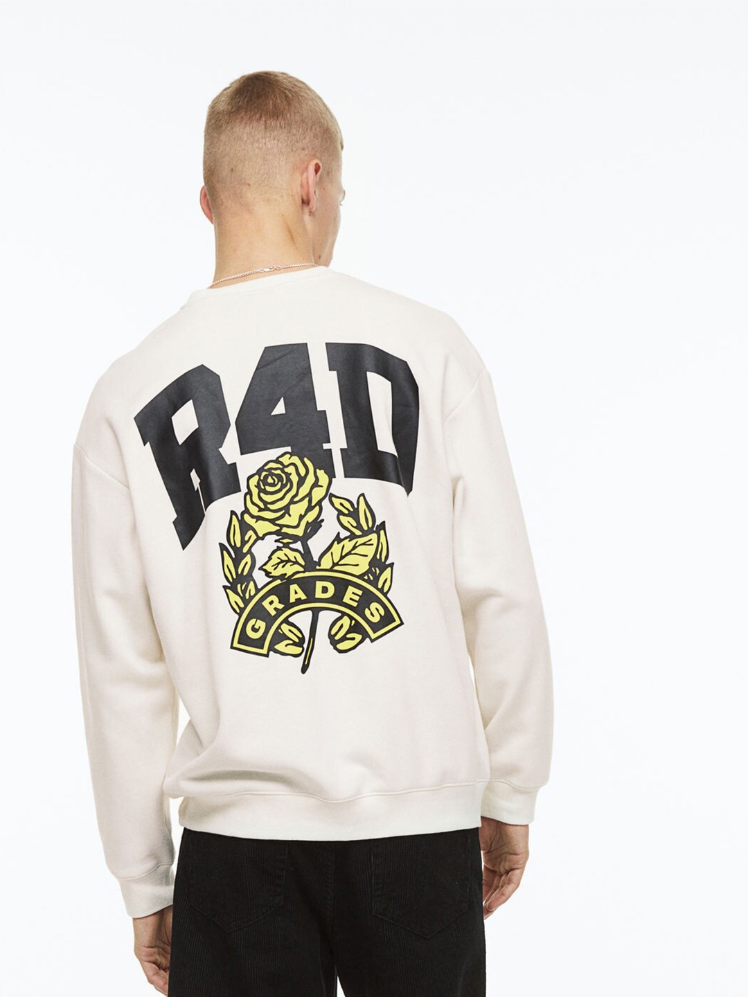 

H&M Relaxed Fit Sweatshirt, Beige