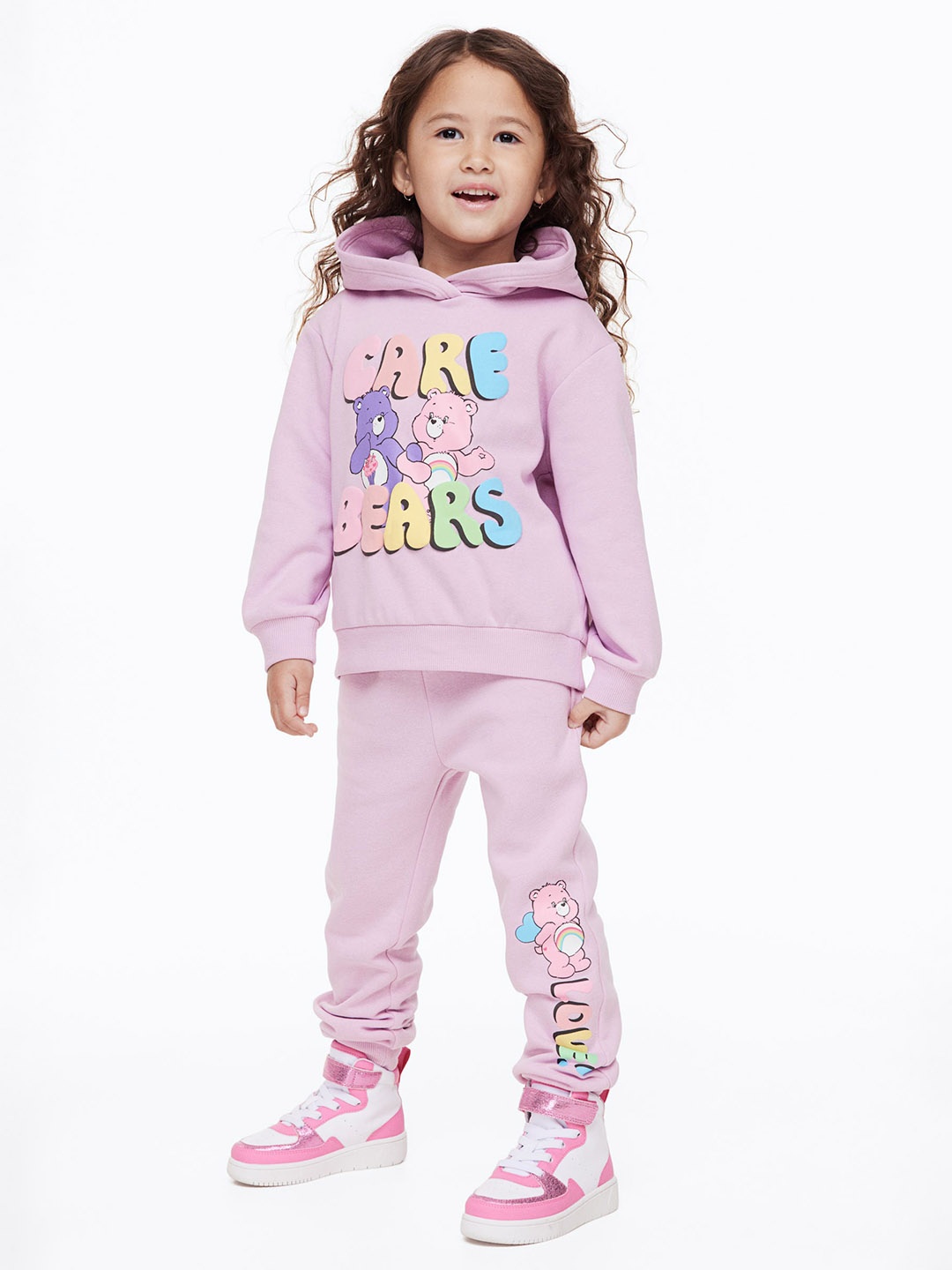 

H&M Girls 2-Piece Printed Sweatshirt Set, Purple
