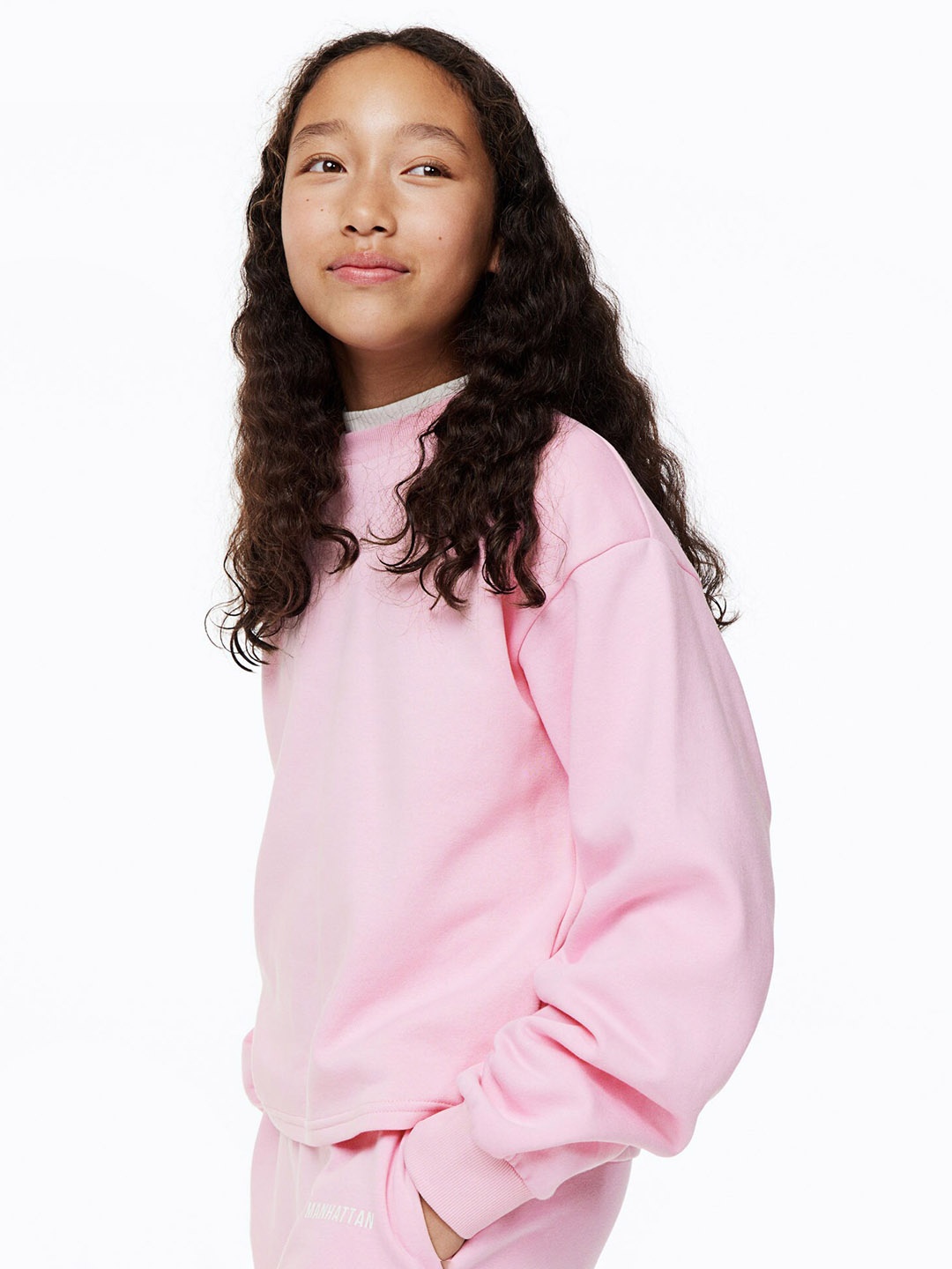 

H&M Girls 2-Piece Sweatshirt Set, Pink