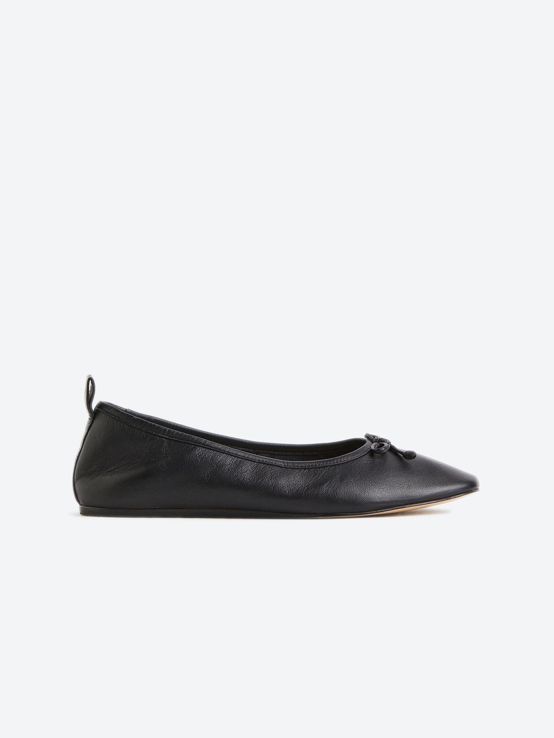 

H&M Women Leather Ballet Pumps, Black