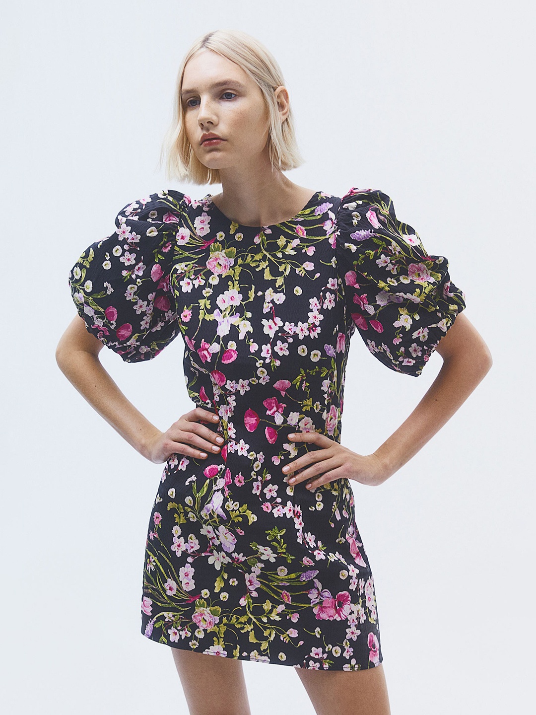 

H&M Women Open-Backed Dress, Black