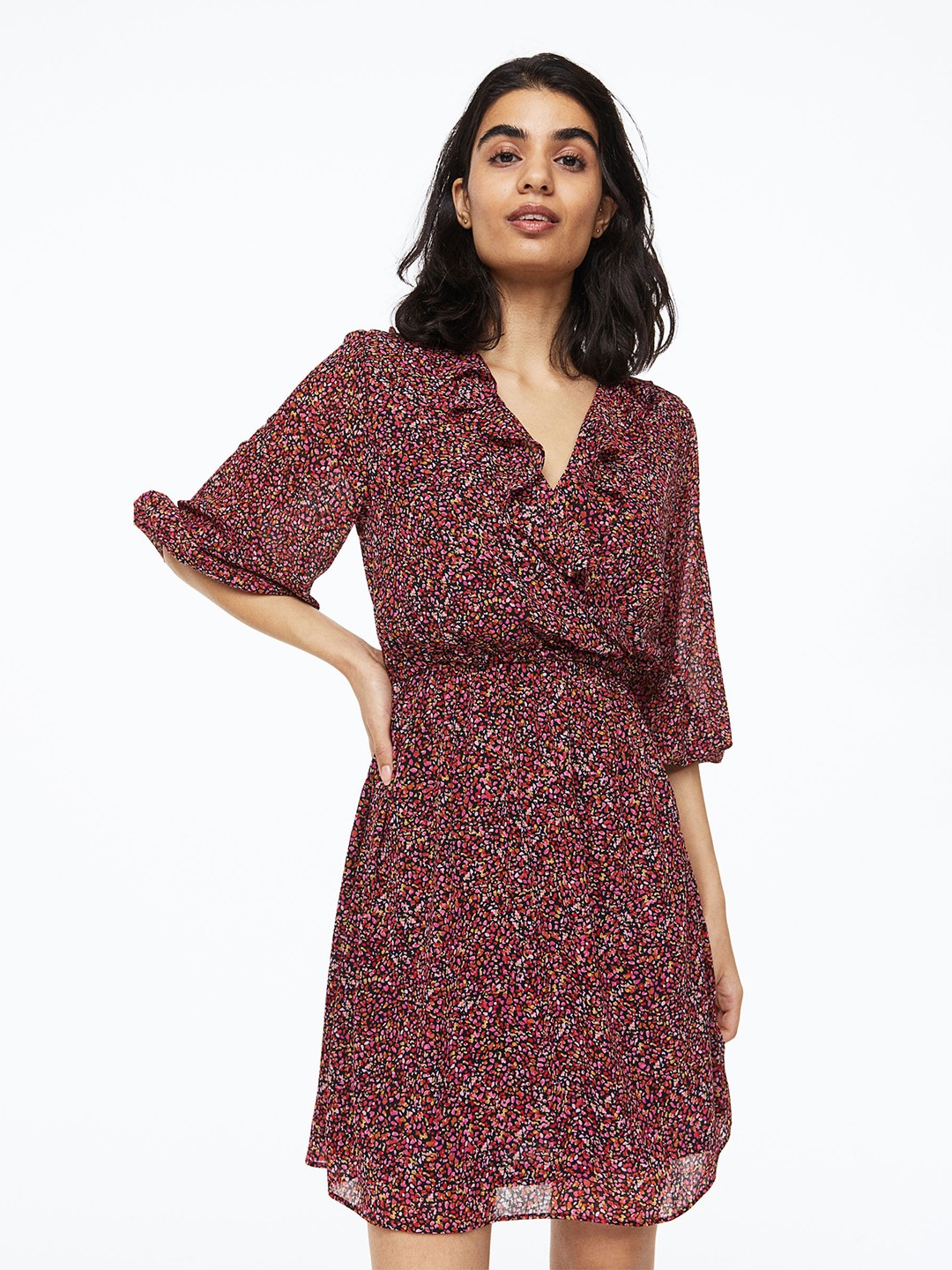 

H&M MAMA Wrap Nursing Dress, Pink