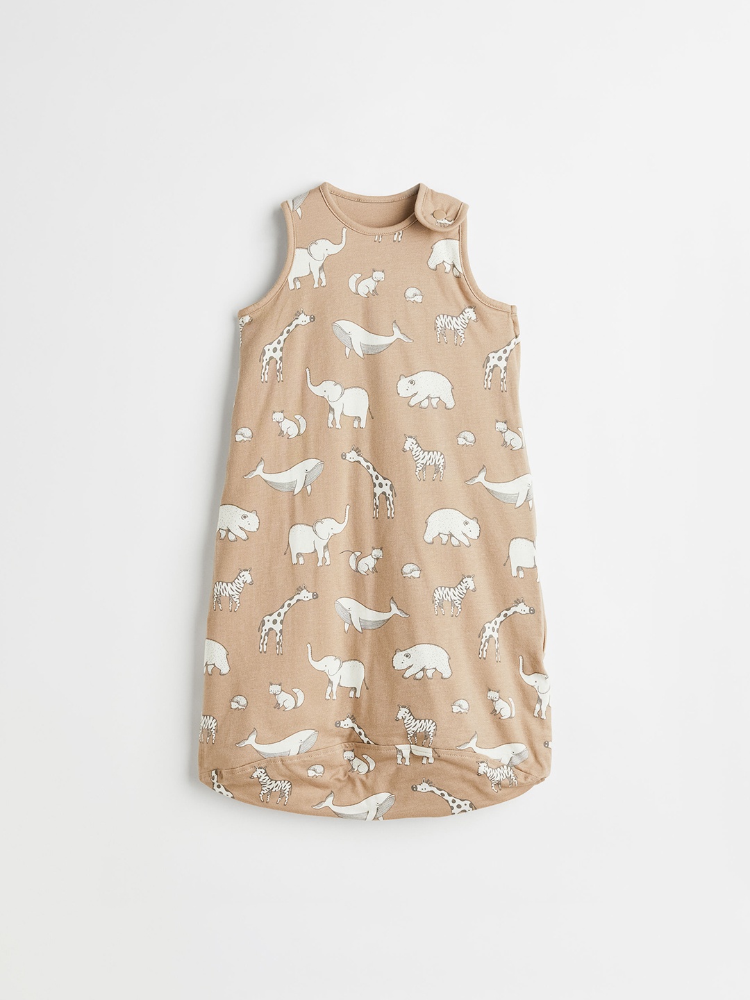 

H&M Infant Girls Printed Pure Cotton Sleep Bag, Beige