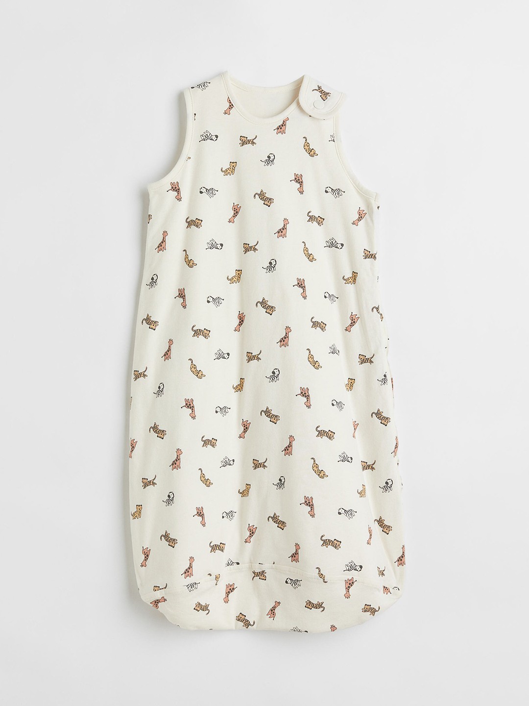 

H&M Infant Girls Printed Pure Cotton Sleep Bag, White