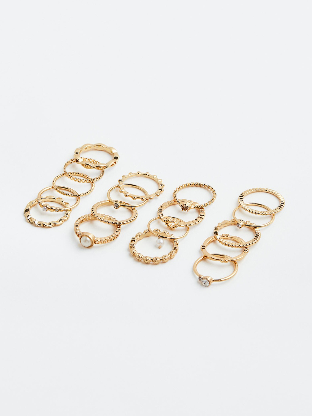 

H&M Women 18-Pack Rings, Gold