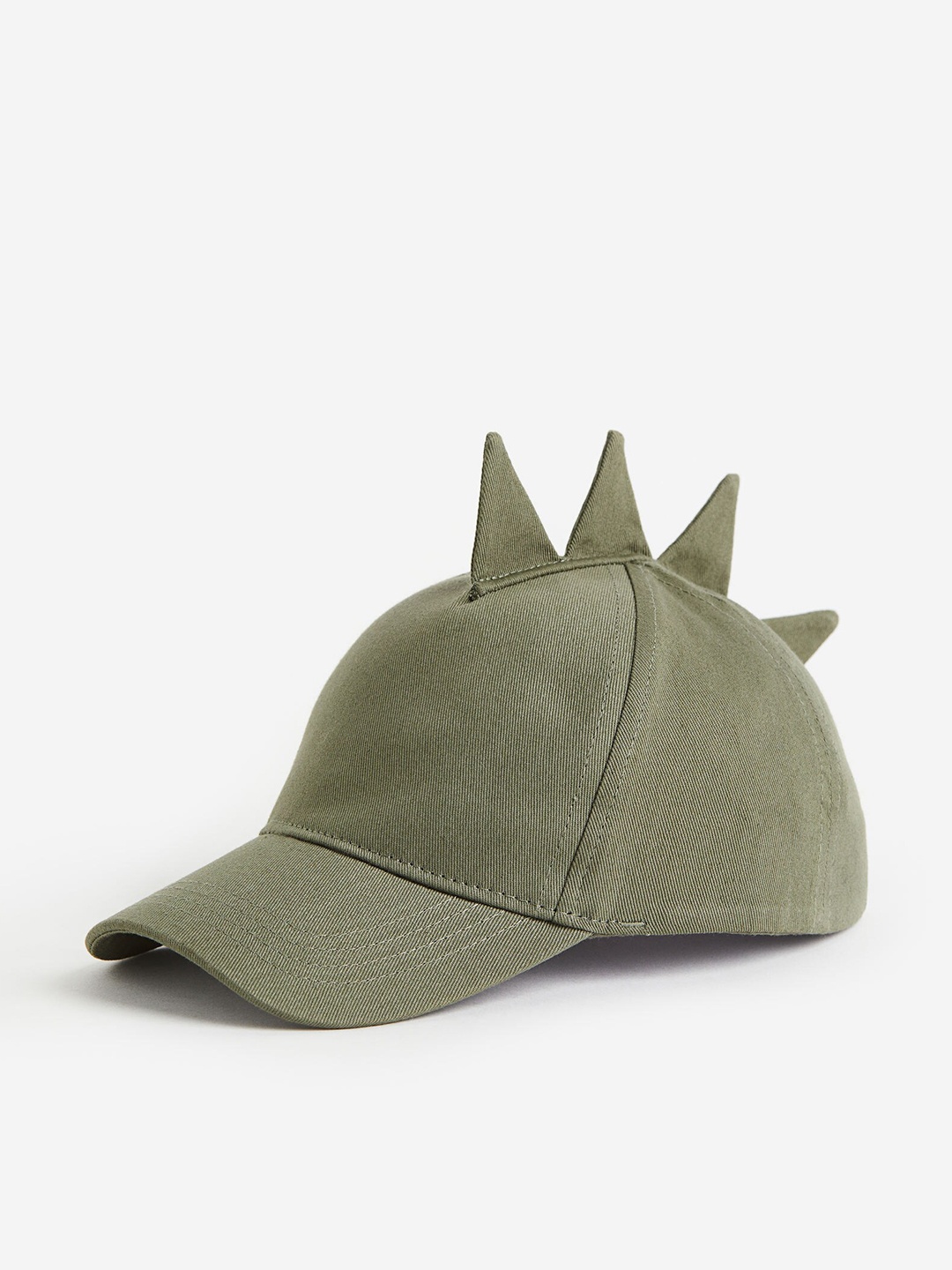 

H&M Boys Pure Cotton Appliqud Cap, Green