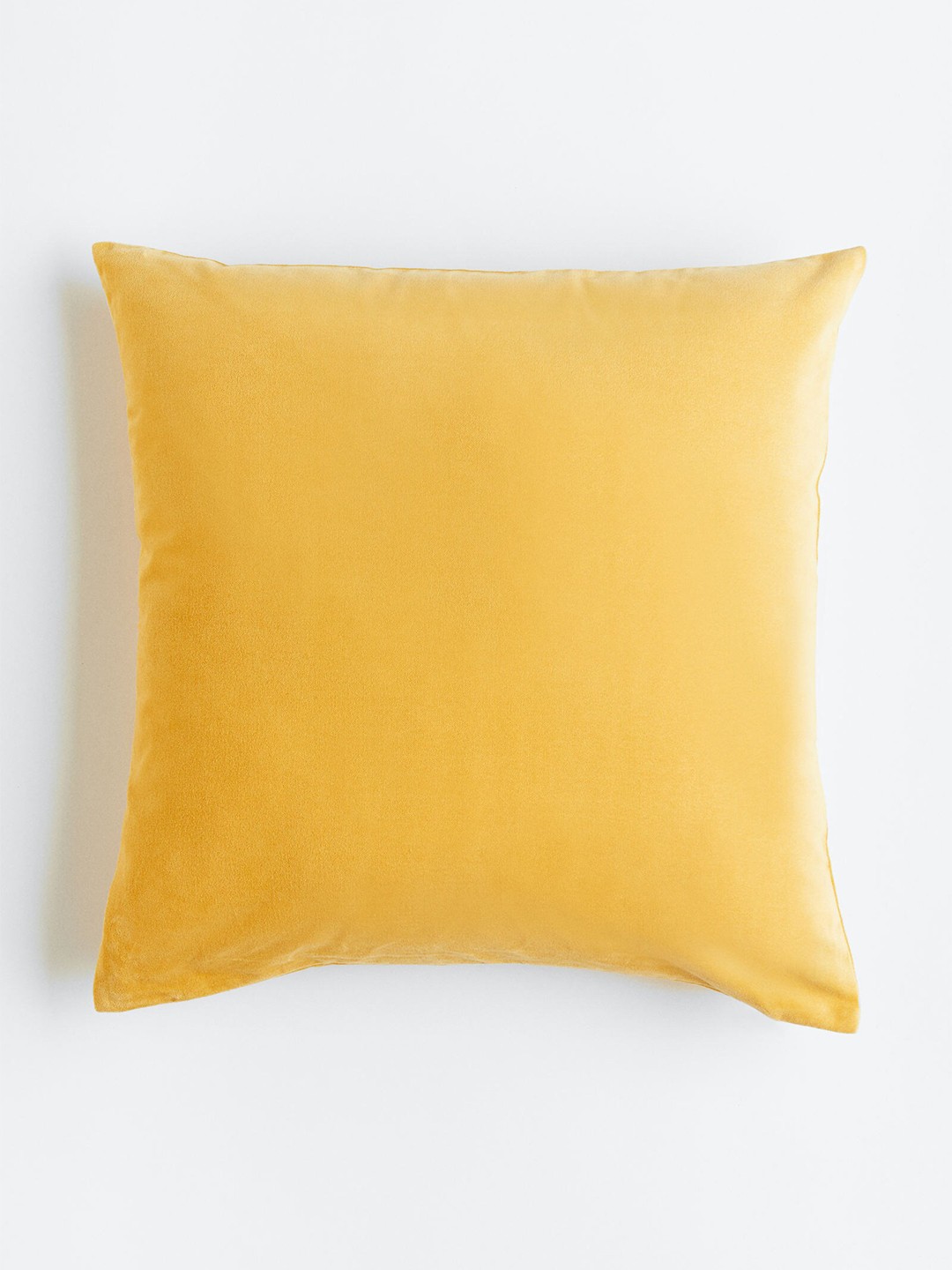 

H&M Yellow Cotton Velvet Cushion Cover