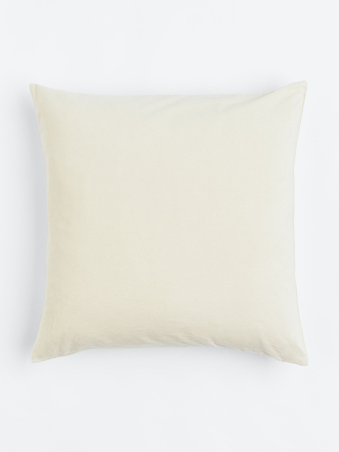 

H&M Beige Cotton Velvet Cushion Cover