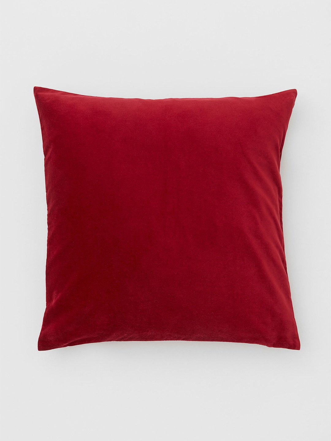 

H&M Red Cotton Velvet Cushion Cover