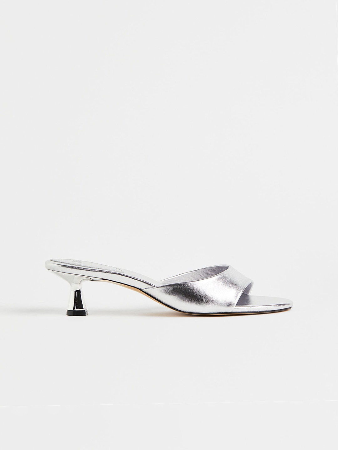 

H&M Women Mules, Silver