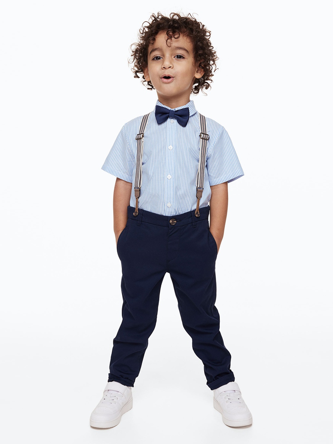 

H&M Boys 4-Piece Cotton Set, Blue