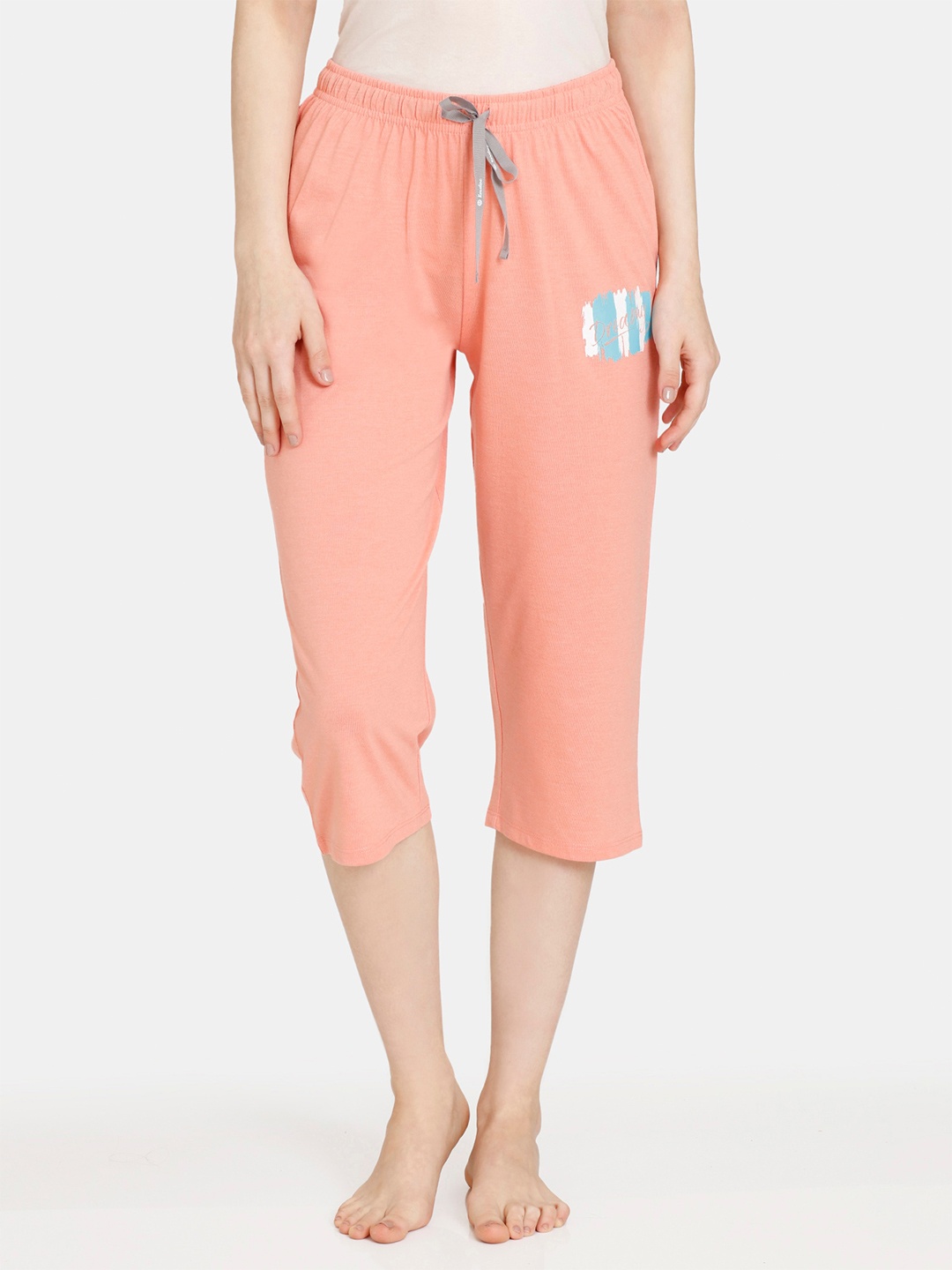 

Rosaline by Zivame Women Regular Fit Mid-Rise Capris, Pink