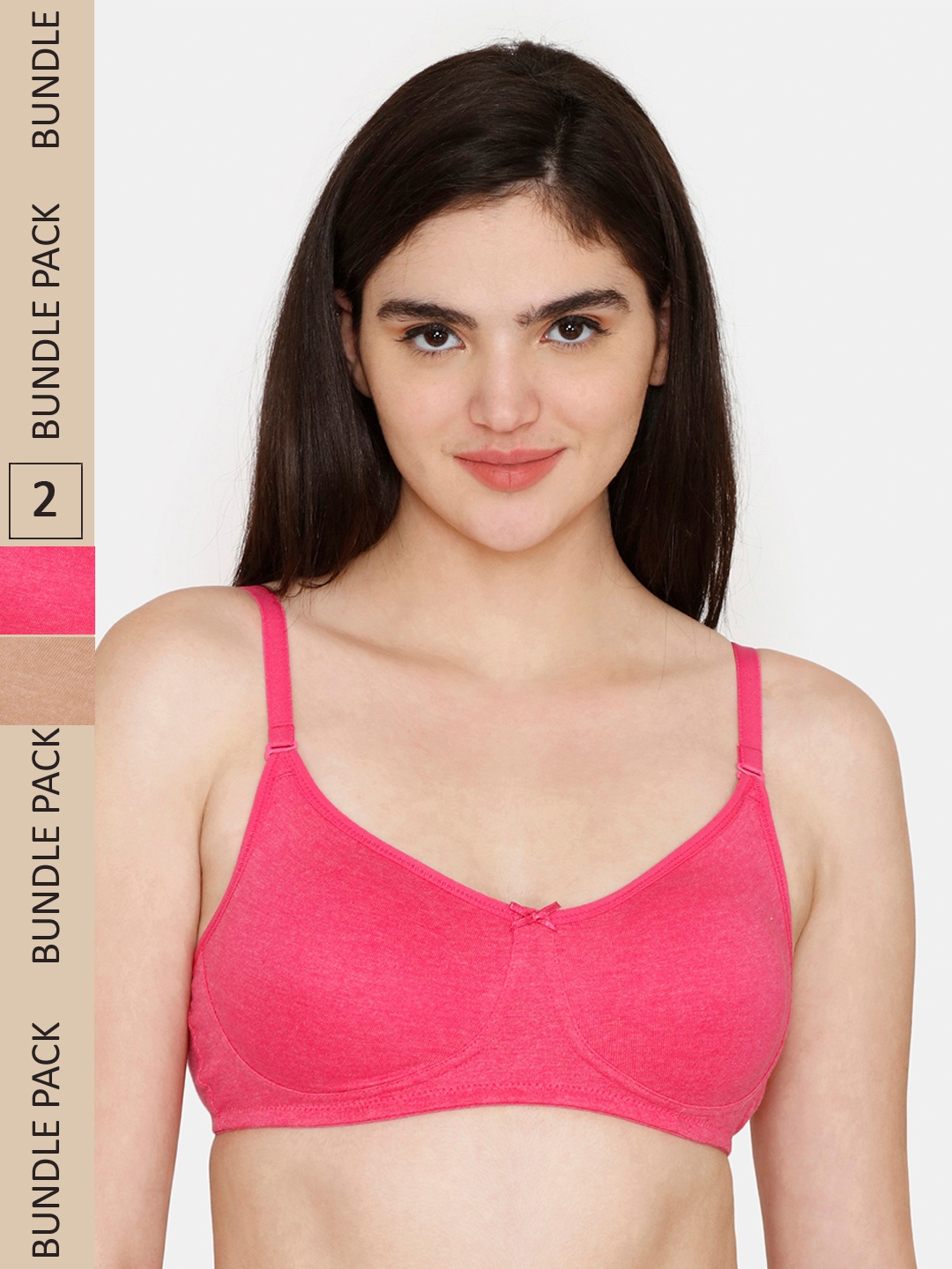 

Rosaline by Zivame Purple & Nude-Coloured Bra