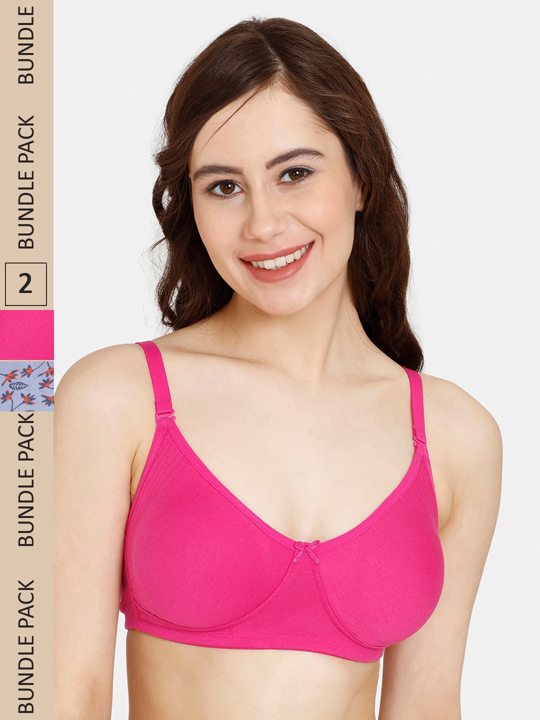

Rosaline by Zivame Purple & Pink Bra