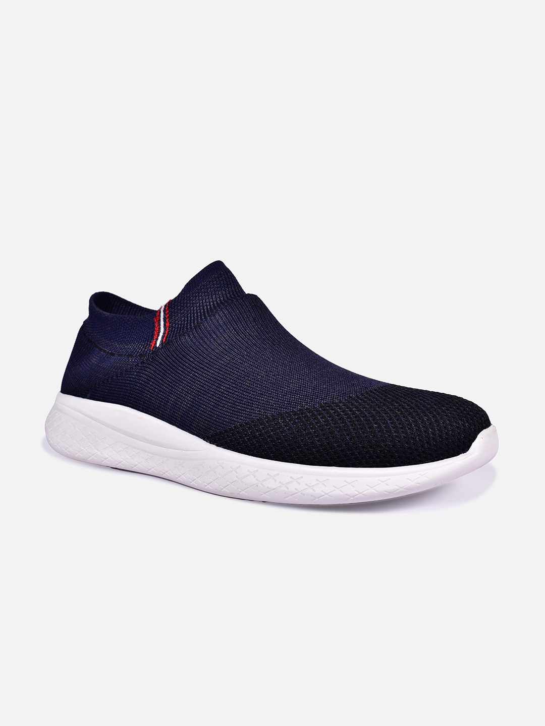 

HIGHLANDER Men Woven Design Slip-On Sneakers, Navy blue