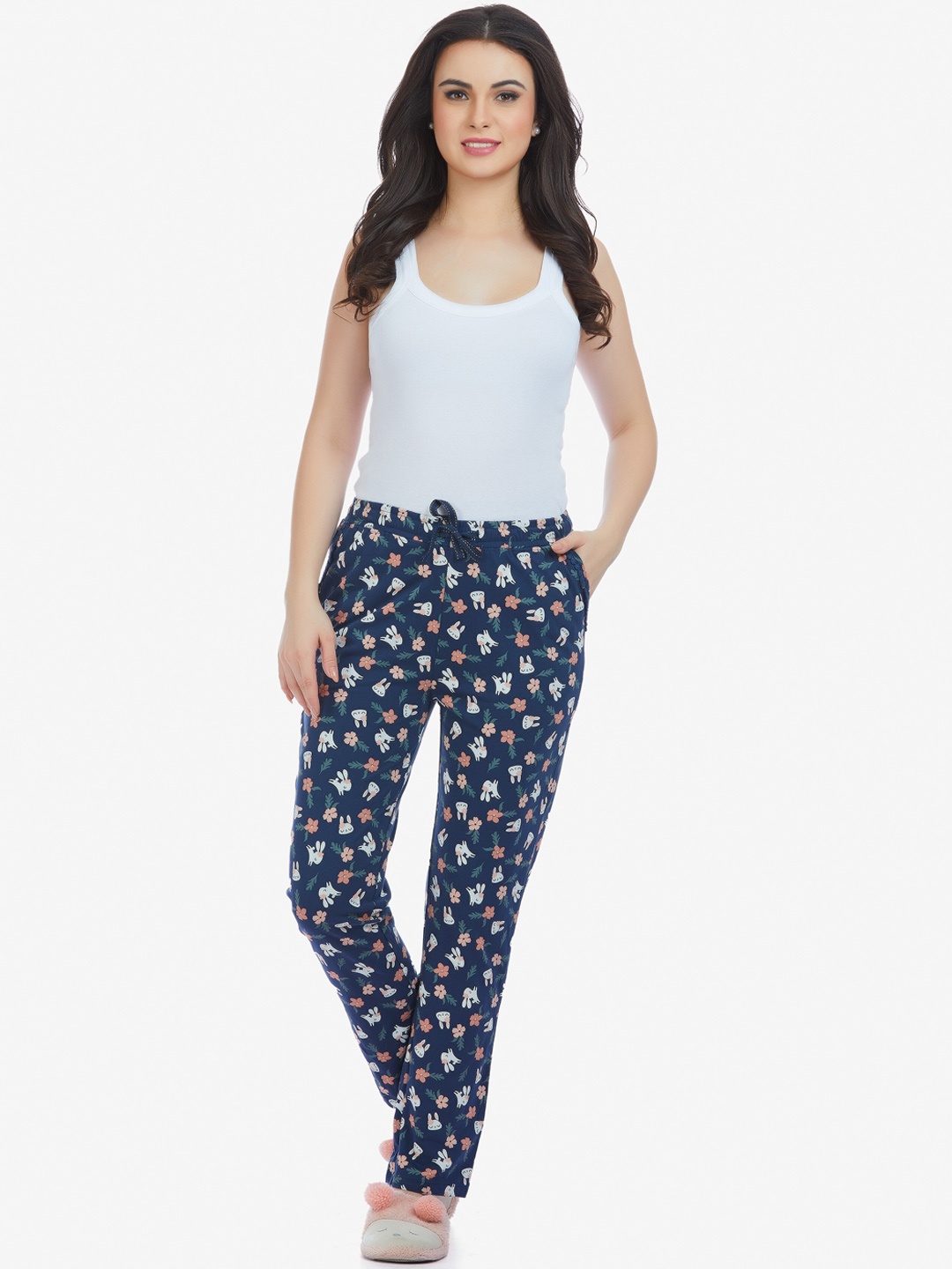 

MAYSIXTY Printed Lounge Pants, Blue