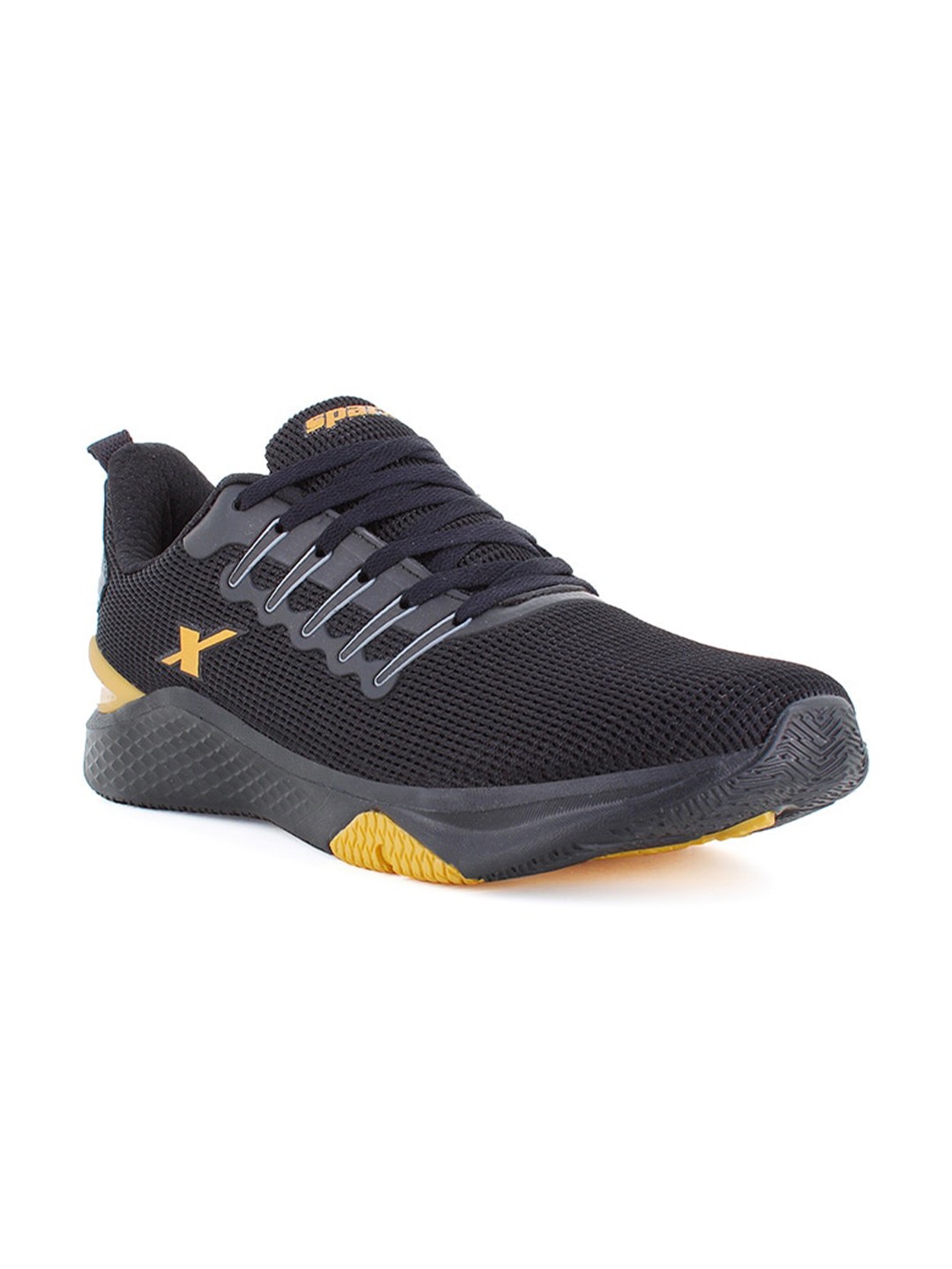

Sparx Men Textile Non-Marking Running Shoes, Black