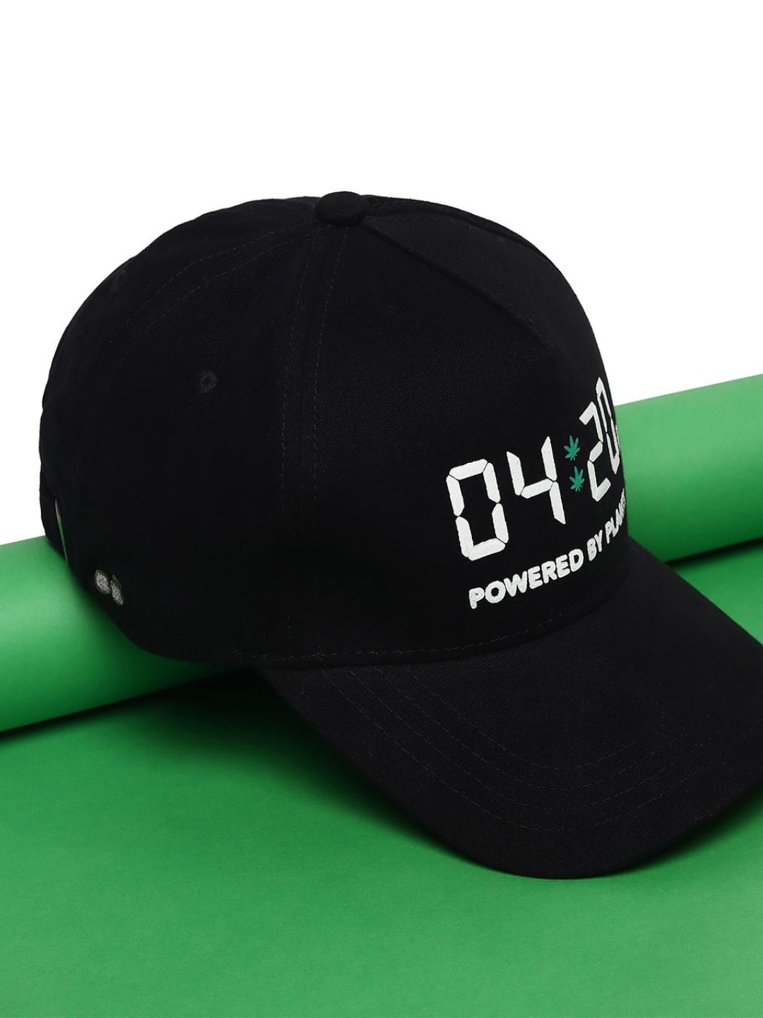 

Bewakoof Printed Baseball Cap, Black