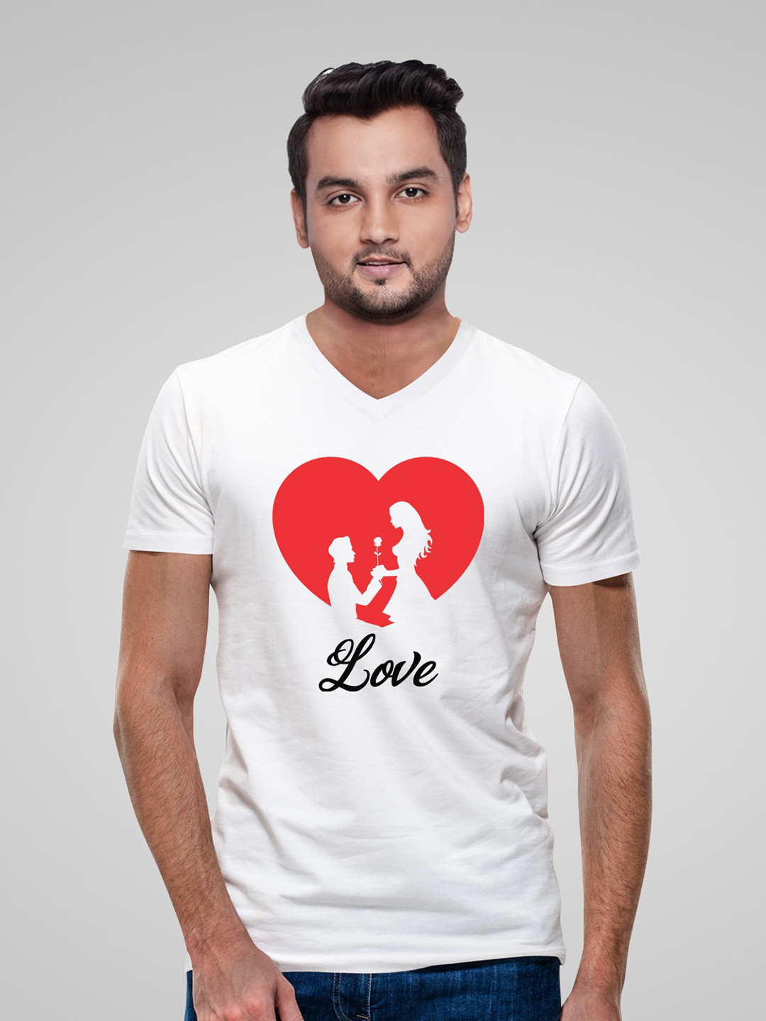 

Pootlu Graphic Printed Pure Cotton T-shirt, White