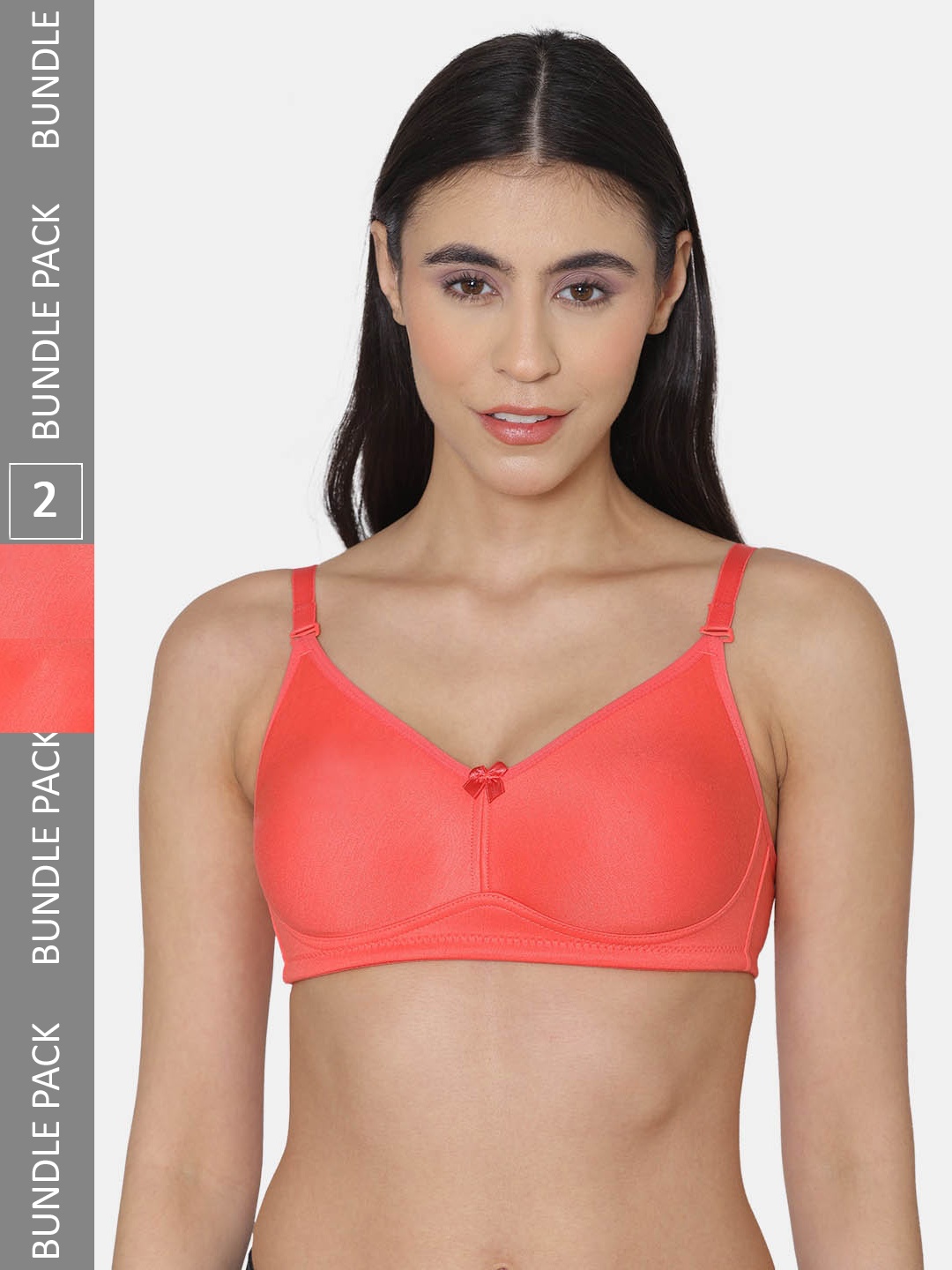 

Tweens Non-Padded Non Wired Seamless Bra, Orange