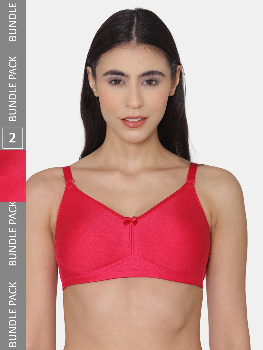 

Tweens Non-Padded Non Wired Seamless Cotton Bra, Pink